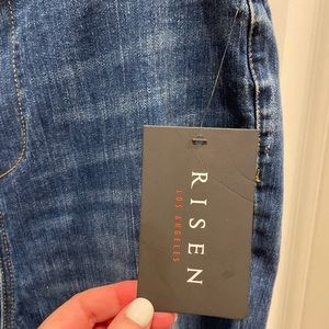Risen Pull on flare jeans